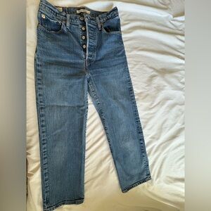 Levi's Blue Ankle & Cropped Jeans